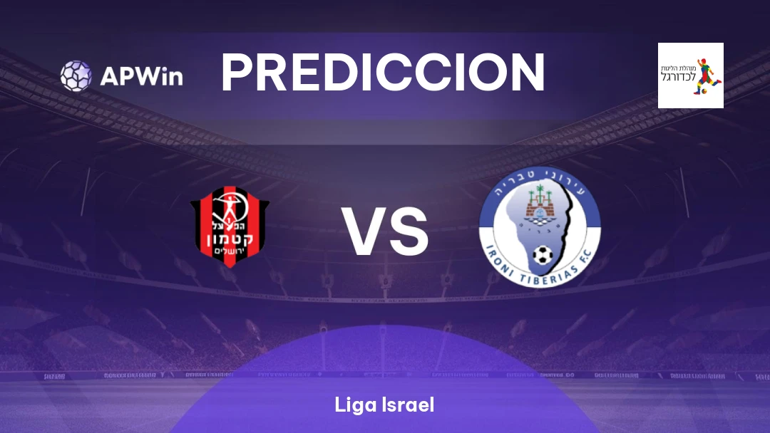Pronóstico Hapoel Katamon vs Ironi Tiberias | Liga Israel | 18/05