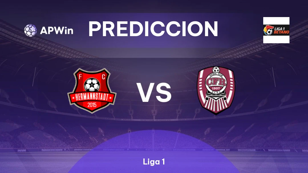 Hermannstadt vs CFR Cluj | Pronóstico | Liga 1 | 16/02
