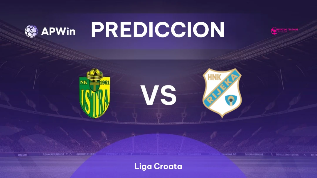 Istra 1961 vs Rijeka | Pronóstico | Liga Croata | 20/01