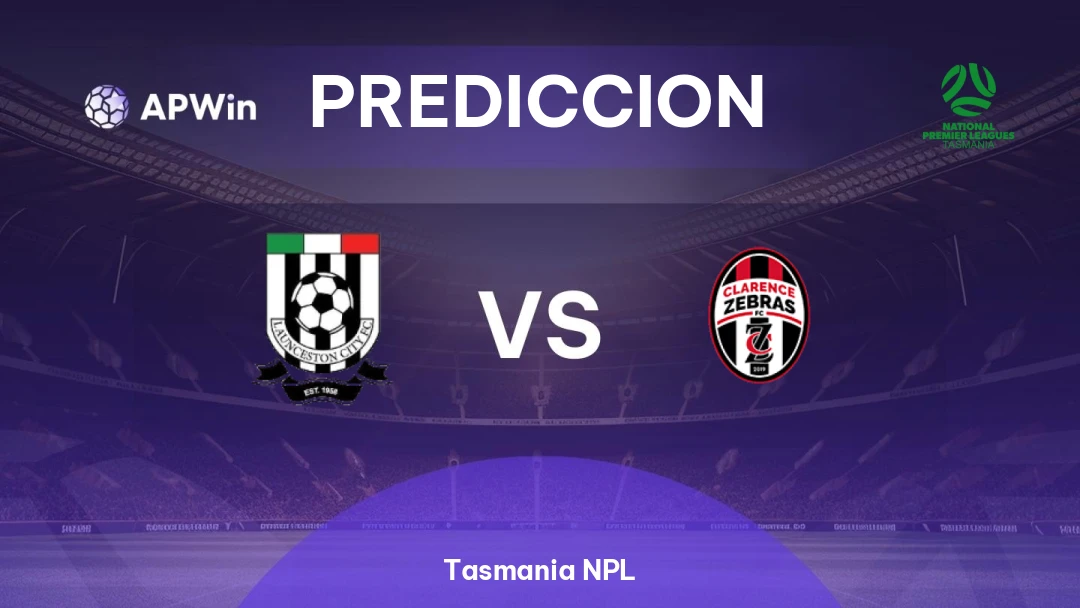Pronóstico Launceston City vs Clarence Zebras | Tasmania NPL | 15/08