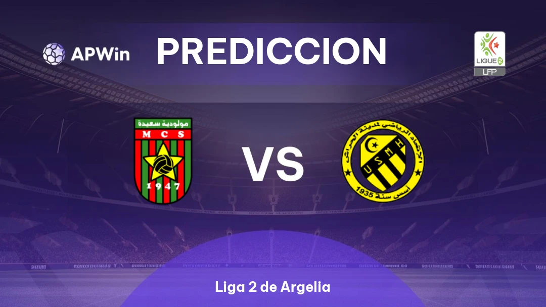 MC Saïda vs USM El Harrach | Pronóstico | Liga 2 de Argelia | 20/01