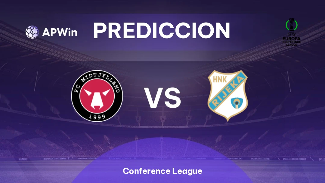 Pronóstico Midtjylland vs Rijeka | Conference League | 20/08