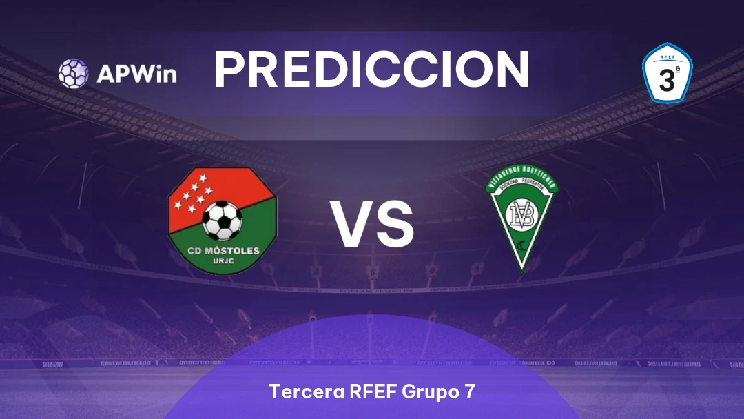 Móstoles vs Villaverde-Boetticher | Pronóstico | Tercera RFEF Grupo 7 | 18/01