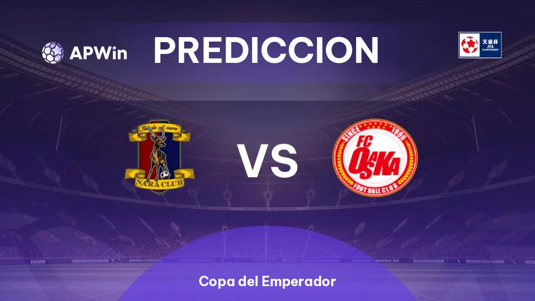 Pronóstico Nara Club vs Osaka | Copa del Emperador | 19/08