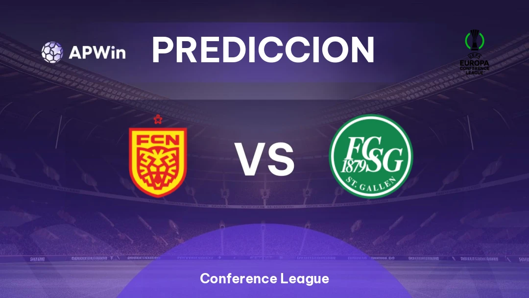 Pronóstico Nordsjaelland vs St. Gallen | Conference League | 20/08