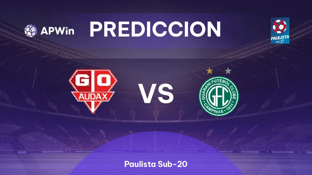 Audax-SP Sub-20 vs Guarani Sub-20 Thumbnail