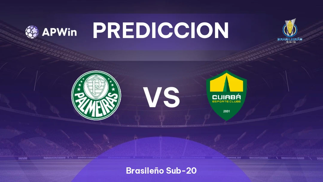 Pronóstico Palmeiras Sub-20 vs Cuiabá Sub-20 | Brasileño Sub-20 | 01/07