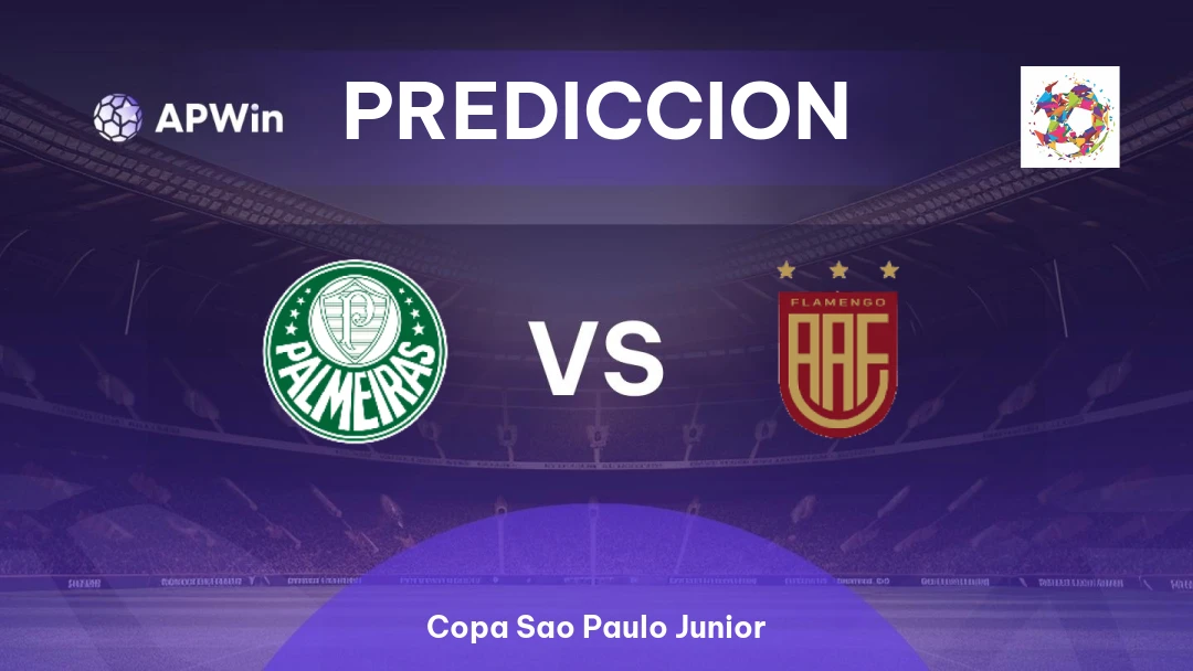 Palmeiras Sub-20 vs Flamengo-SP Sub-20: pronósticos, cuotas, y datos