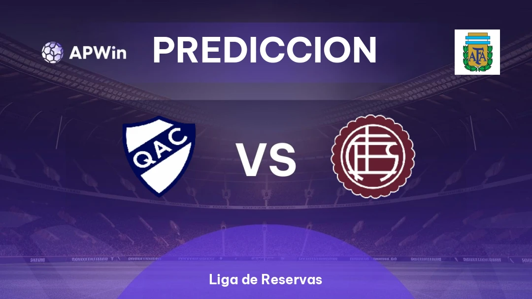 Pronóstico Quilmes Res. vs Lanús Res. | Liga de Reservas | 19/05