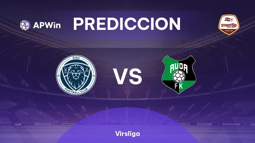 Pronóstico Riga vs Auda | Virslīga | 12/05