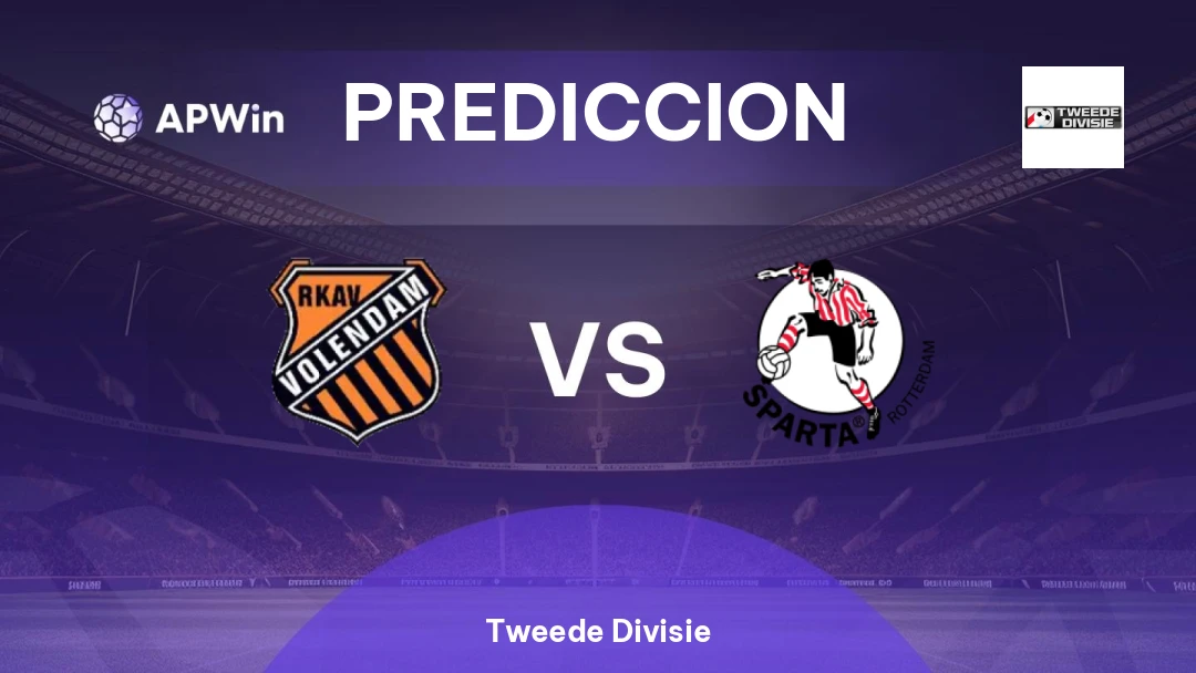 RKAV Volendam vs Sparta Rotterdam II Thumbnail