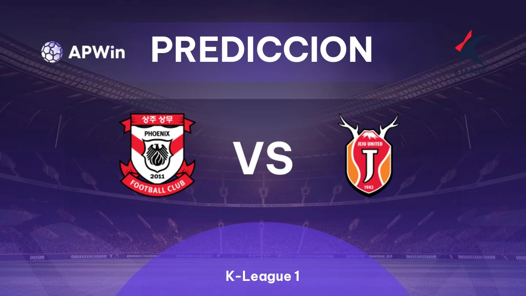 Pronóstico Sangju Sangmu vs Jeju United | K-League 1 | 05/07