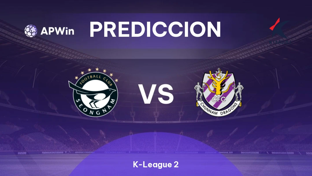 Pronóstico Seongnam vs Jeonnam Dragons | K-League 2 | 10/05