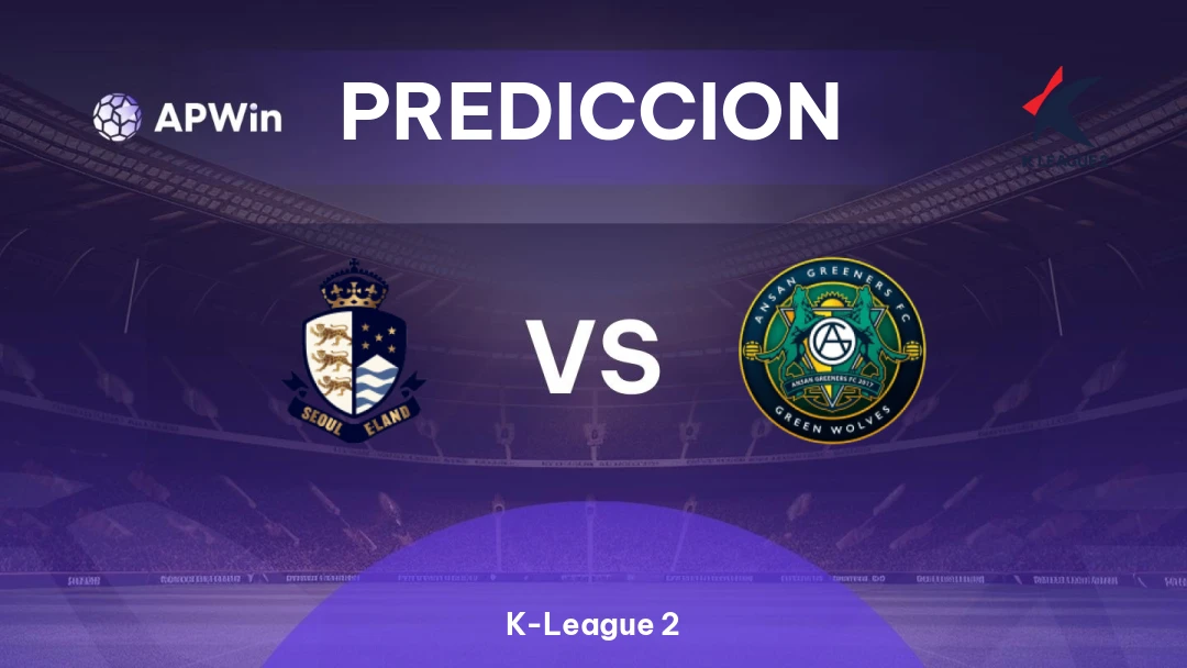 Pronóstico Seoul E-Land vs Ansan Greeners | K-League 2 | 16/08
