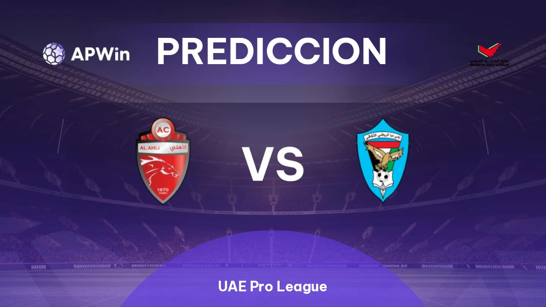 Shabab Al-Ahli vs Dibba Al Fujairah | Pronóstico | UAE Pro League | 19/01