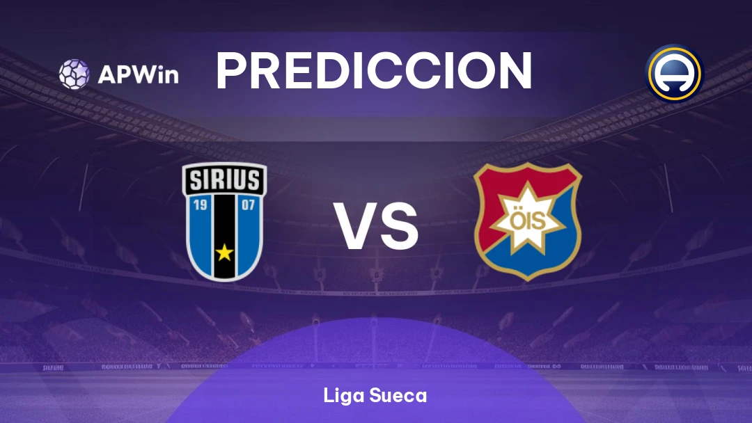 Pronóstico Sirius vs Örgryte | Liga Sueca | 11/05