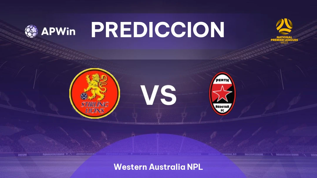 Pronóstico Stirling Lions vs Perth RedStar | Western Australia NPL | 04/07