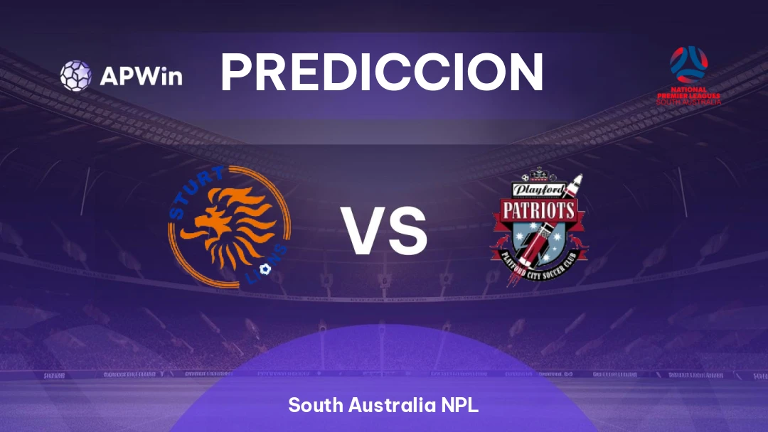 Pronóstico Sturt Lions vs Playford City Patriots | South Australia NPL | 04/07