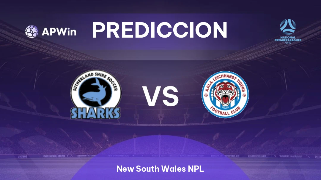 Pronóstico Sutherland Sharks vs APIA Leichhardt Tigers | New South Wales NPL | 04/07
