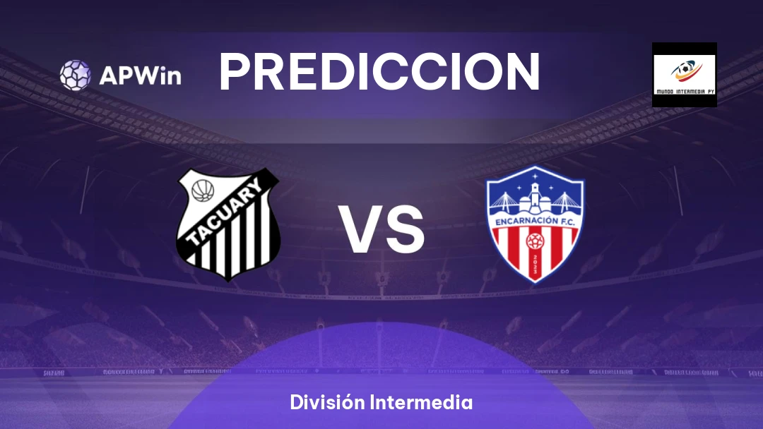 Pronóstico Tacuary vs Encarnación | División Intermedia | 19/05