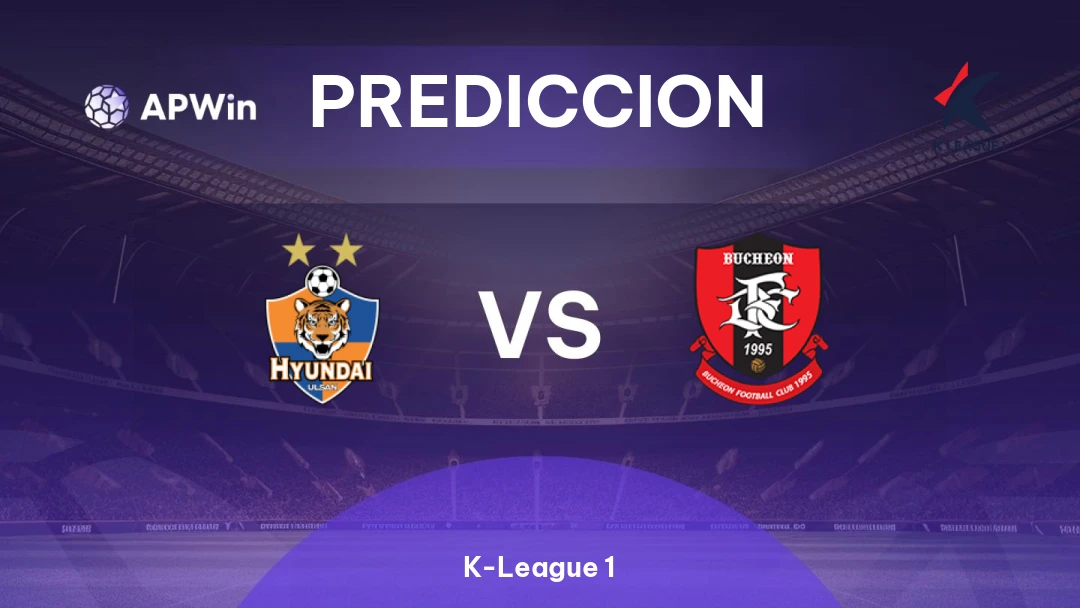 Pronóstico Ulsan vs Bucheon 1995 | K-League 1 | 10/05