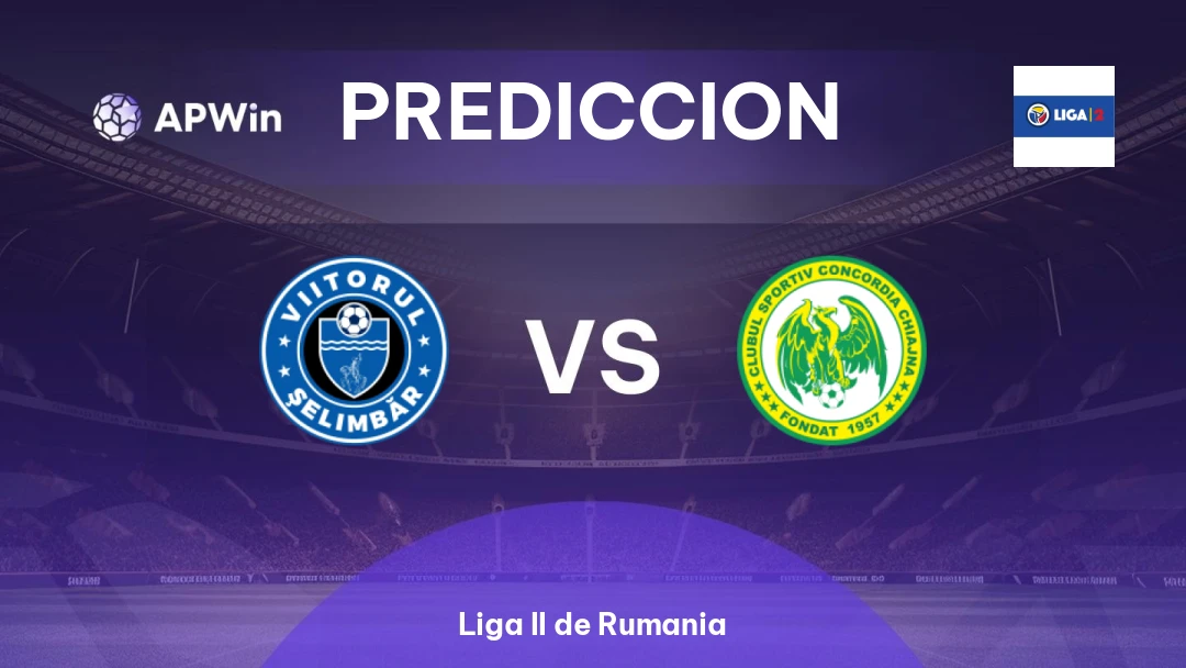 Viitorul Şelimbăr vs Concordia Chiajna | Pronóstico | Liga II de Rumania | 04/04