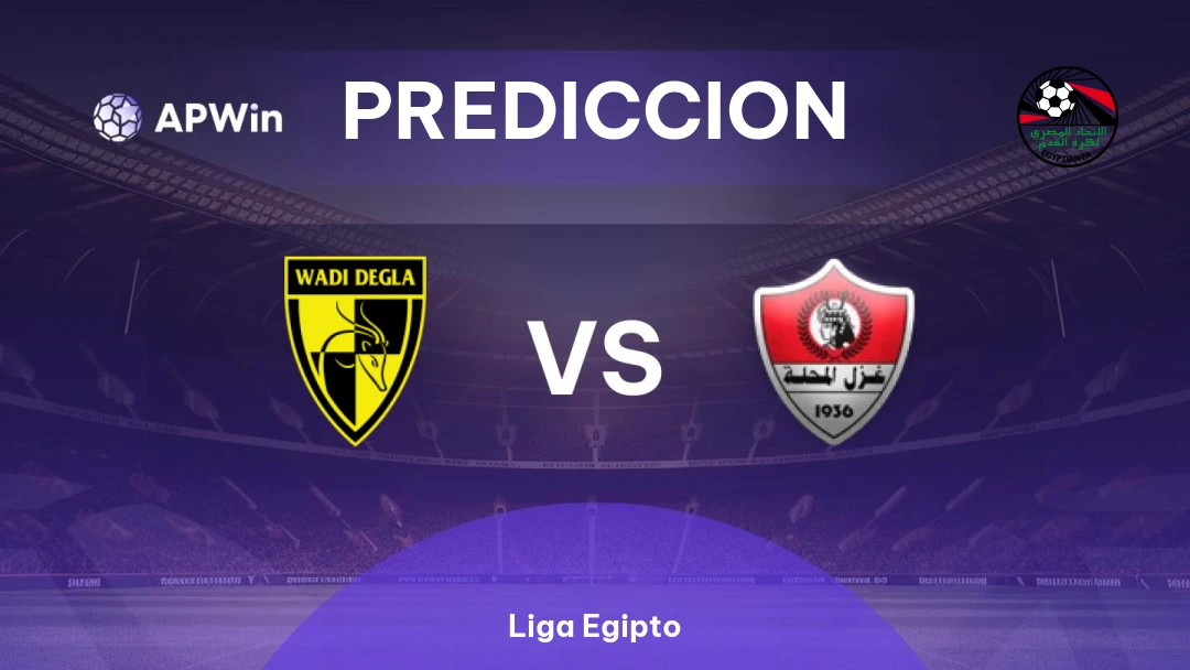 Wadi Degla vs Ghazl El Mehalla | Pronóstico | Liga Egipto | 22/01