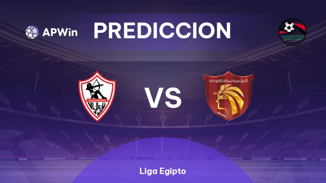 Pronóstico Zamalek vs Ceramica Cleopatra | Liga Egipto | 20/05