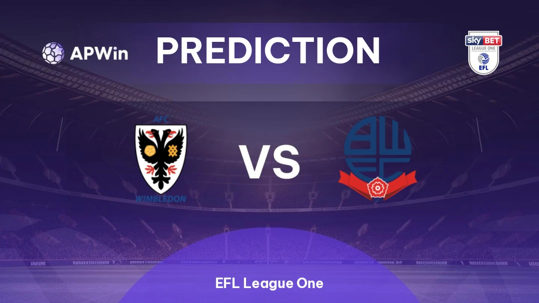 AFC Wimbledon vs Bolton Wanderers Thumbnail