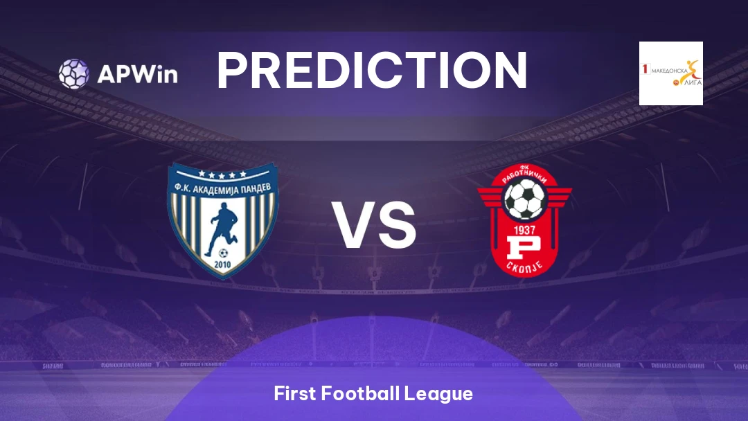 Akademija Pandev vs Rabotnički | Prediction | First Football League | 20/02