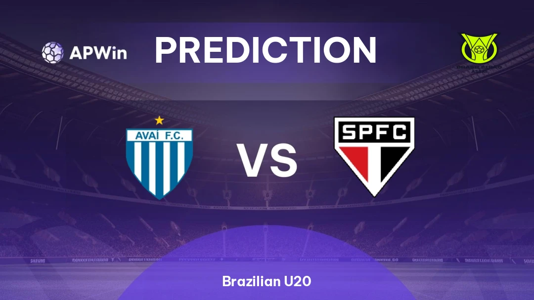 Avaí U20 vs São Paulo U20 | Prediction | Brazilian U20 | 16/04