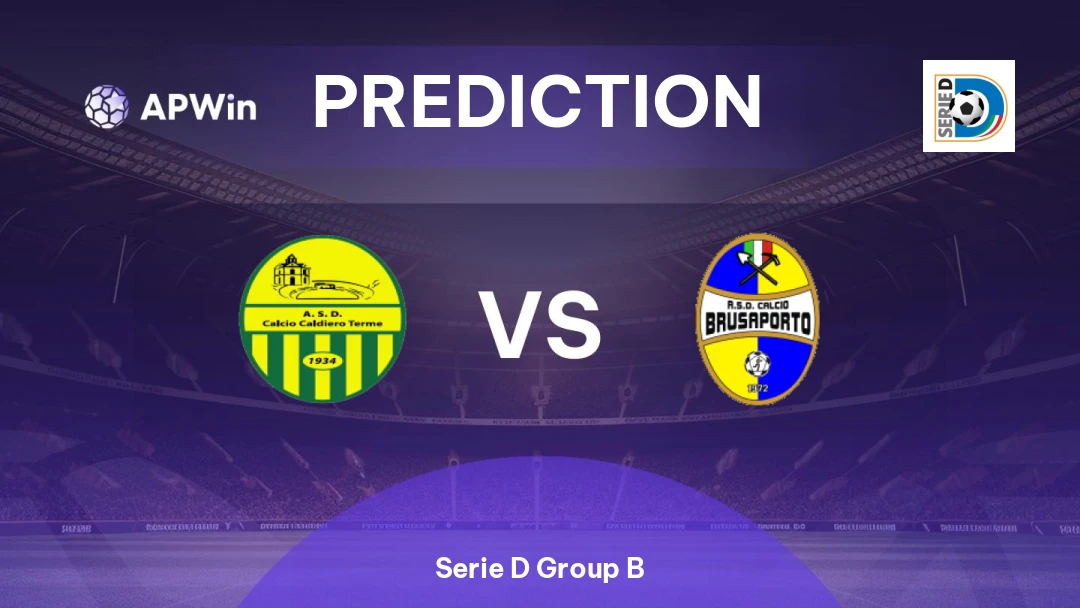 Caldiero Terme vs Brusaporto | Prediction | Serie D Group B | 02/04
