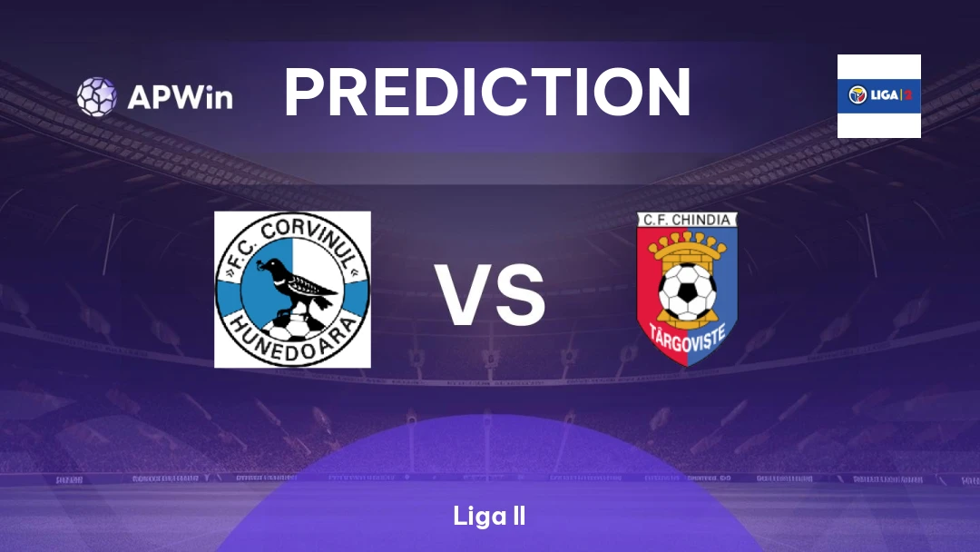 Corvinul Hunedoara vs Chindia Târgovişte | Prediction | Liga II | 14/04