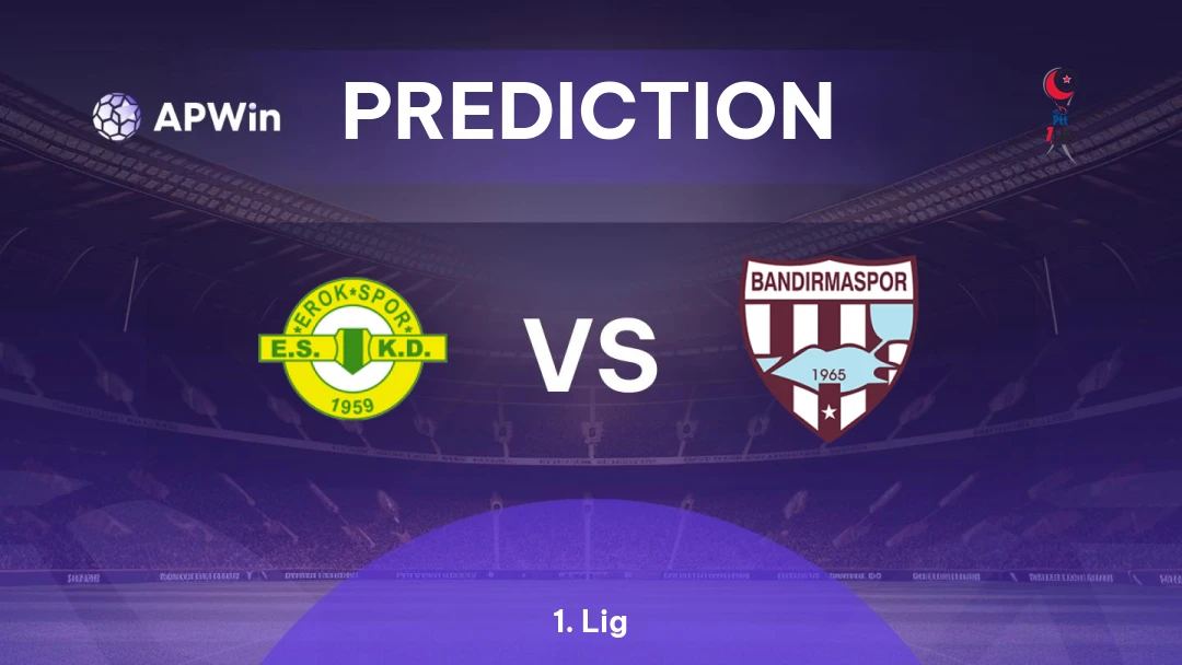 Erokspor vs Bandırmaspor | Prediction | 1. Lig | 12/03