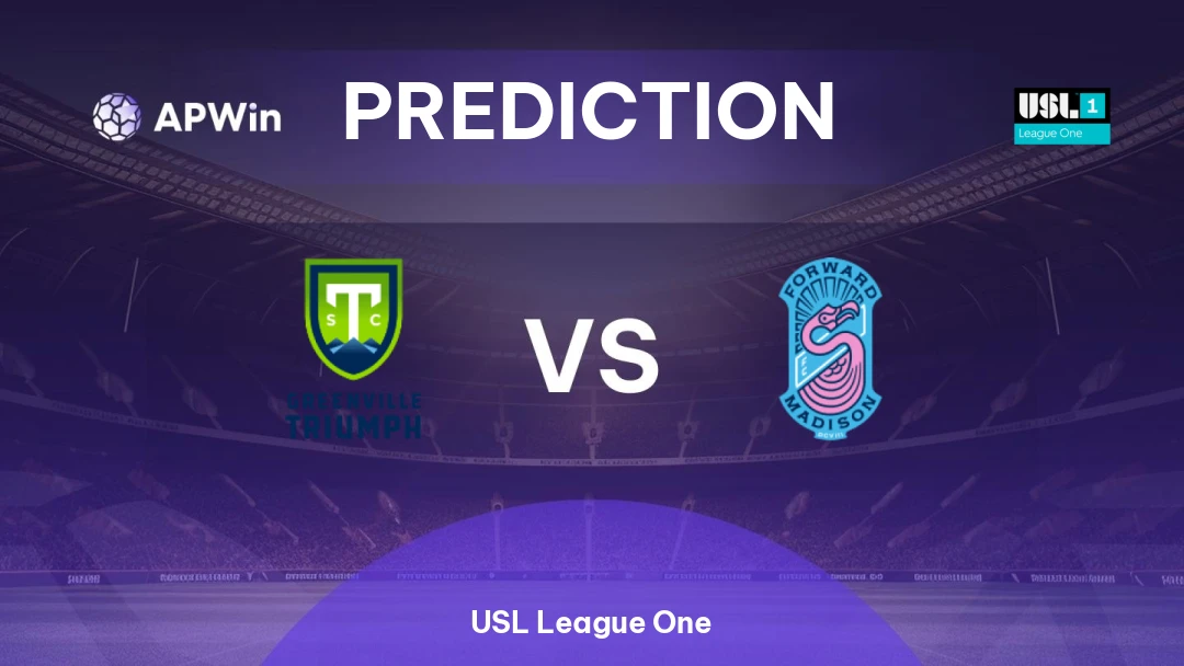 Greenville Triumph vs Forward Madison | Prediction | USL League One | 04/06