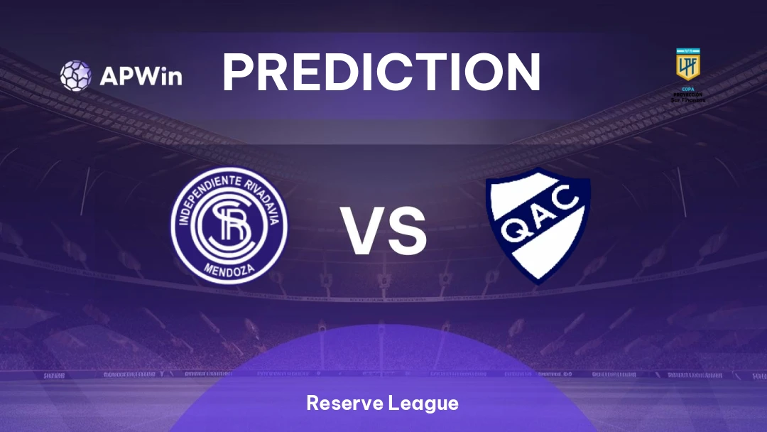Independiente Riva Res. vs Quilmes Res. | Prediction | Reserve League | 08/06