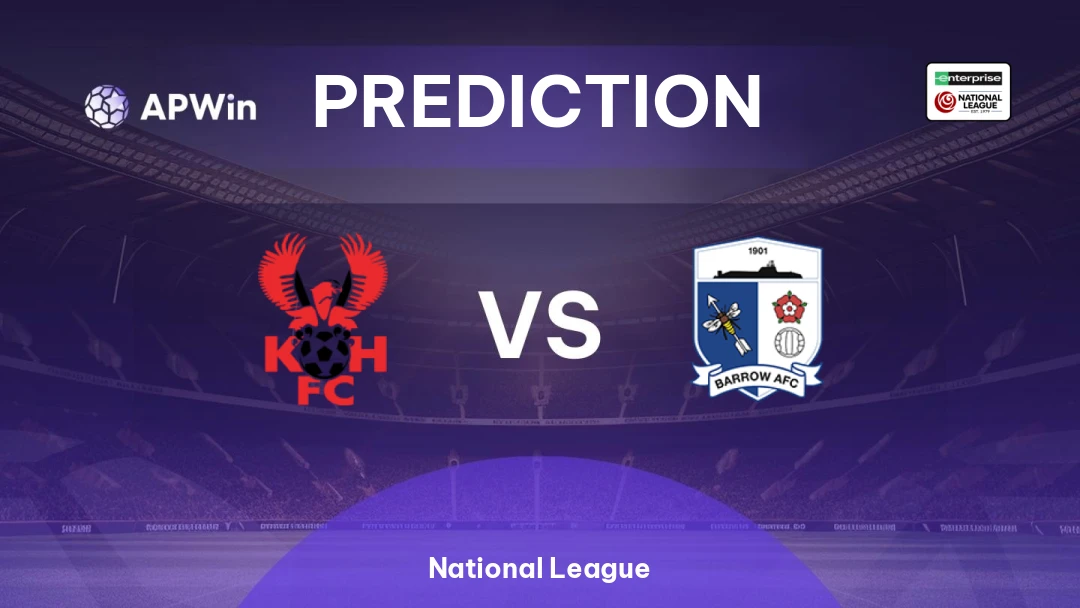 Kidderminster Harriers vs Barrow | Prediction | National League | 31/08