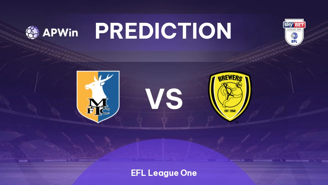 Mansfield Town vs Burton Albion Thumbnail