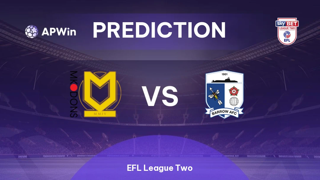Milton Keynes Dons vs Barrow Thumbnail