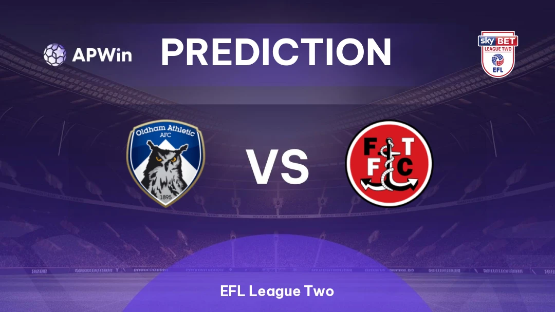Oldham Athletic vs Fleetwood Town Thumbnail