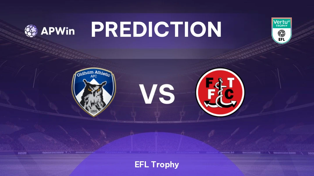 Oldham Athletic vs Fleetwood Town Thumbnail