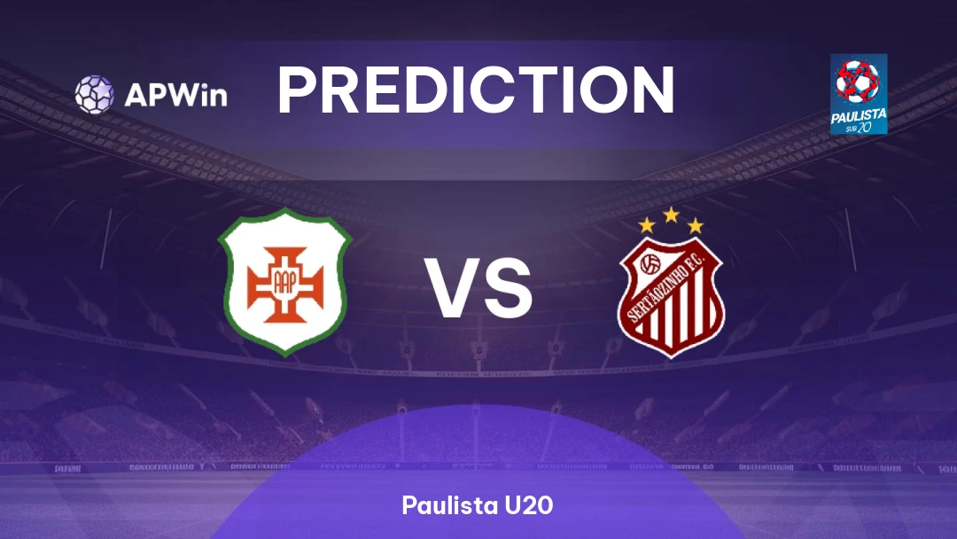 Portuguesa Santista U20 vs SertÃ£ozinho U20 Thumbnail