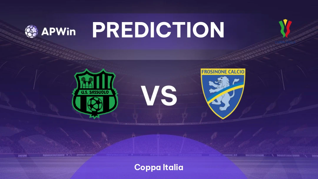Sassuolo vs Frosinone | Prediction | Coppa Italia | 02/09