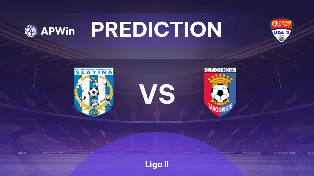 Slatina vs Chindia Târgovişte | Prediction | Liga II | 04/09