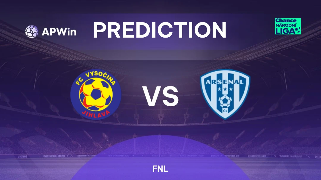 Vysočina Jihlava vs Arsenal Ceska Lipa | Prediction | FNL | 04/09