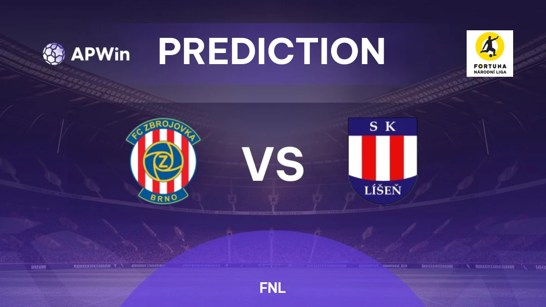 Zbrojovka Brno vs Líšeň | Prediction | FNL | 16/03