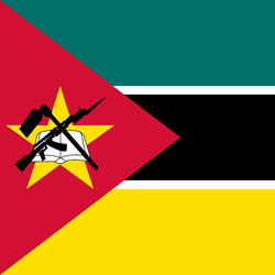 Mozambique bandera del país 