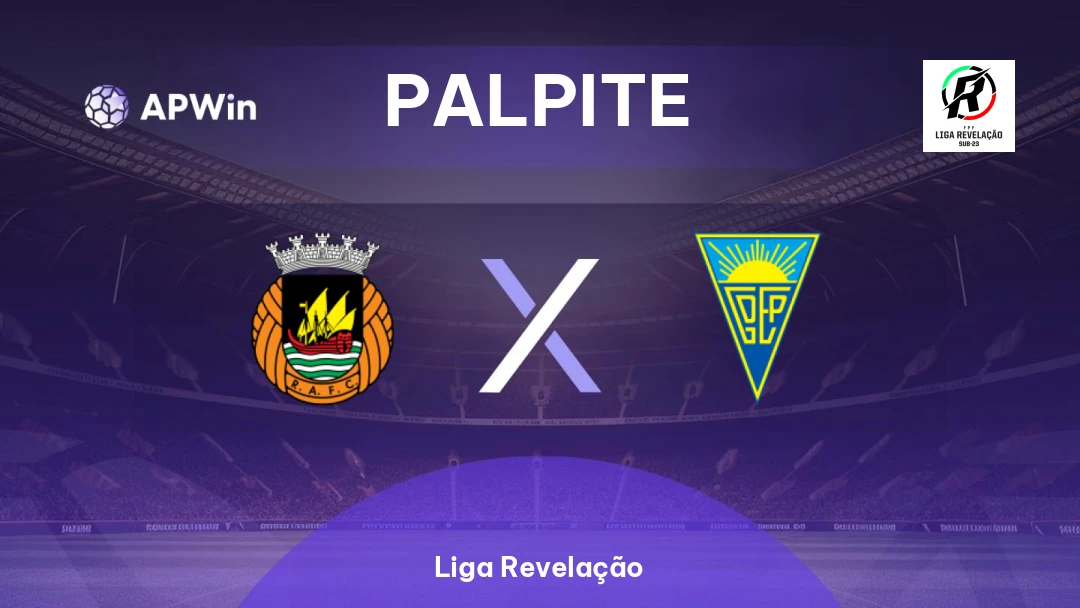 Rio Ave Sub-23 x Estoril Sub-23 | Palpite | Liga Revelação | 14/04