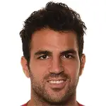 Cesc Fabregasdisparo a la cabeza